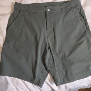 lululemon athletica Men's Olive-Green Performance Hybrid Shorts